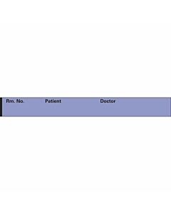 Binder/Chart Tape Removable "Rm. No. Patient", 1'' Core, 1/2 '' x 500'', Lavender ,111 Imprints, 500 Inches per Roll