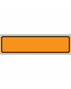 Binder/Chart Label Paper Removable 1" Core 5 3/8" x 1 3/8" Orange 200 per Roll