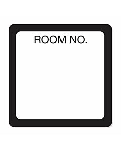 Label Paper Removable Room No. 1 1/2" x 1", 1/2", White, 1000 per Roll