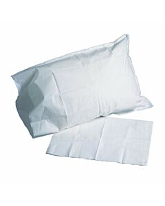 Disposable Pillowcase White Tissue/poly 21"x30" 100 per Case
