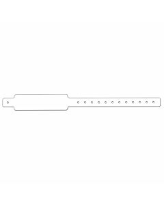 Conf-ID-ent™ Thermal Wristband Thermal Clasp Closure 1 1/8"x12 3" Adult White - 250 per Case