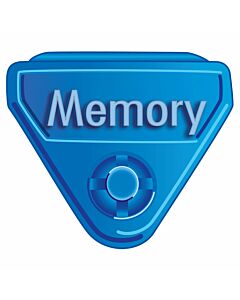 In-A-Snap® Alert Bands® Clasp Plastic "Memory" Embedded Print, Interleaving Design Adult/Pediatric Blue - 250 per Package