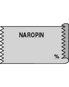 Anesthesia Tape (Removable) Naropin % 1/2" x 500" - 333 Imprints - Gray - 500 Inches per Roll