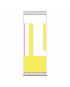 Label, Patient Centric | Fade Resistant Material, Direct Thermal, Paper, Permanent, 3" Core, 2" X 5-1/4", White with Yellow And Pink, 750 per Roll, 4 Rolls per Box