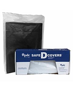 Safe-D-Covers™ Disposable Cassette Cover Zip Top Slippery Fits 17" x 17", 100 per Box