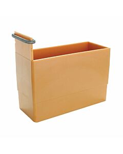 Dispenser Holds Labels up to 1-3/4 Wide Plastic 5 x 2-1/8 x 4-1/2 Maple 1 per Each