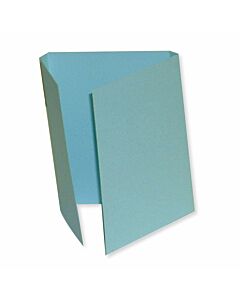 File Folder Double Fold | for Prescriptions Cardboard 5 1/2" x 13" Blue 100 per Package