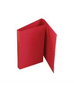 File Folder Double Fold | for Prescriptions Cardboard 5 1/2" x 13" Red 100 per Package