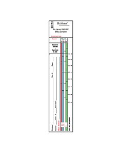 Flometer® IV Label Compatible with 1000 ml Baxter/Viaflex Paper Removable 1-1/2"x10-1/2" White 1000 per Box