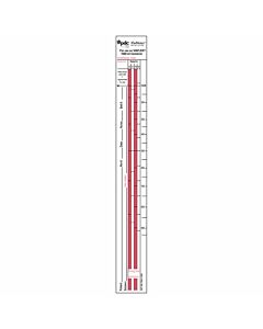 Flometer® IV Label Compatible with 1000 ml Baxter/Viaflex Paper Removable 1-1/4"x10-1/2" White 1000 per Box