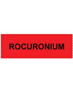 Anesthesia Tape (Removable) Rocuronium 1/2" x 500" - 333 Imprints - Fl. Red - 500 Inches per Roll