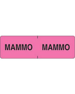 Label Wraparound Paper Permanent Mammo 2-7/8" x 7/8" Fl. Pink, 1000 per Roll