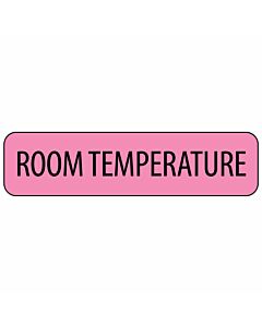 Label Paper Permanent Room Temperature, 1" Core, 1 1/4" x 5/16", Fl. Pink, 760 per Roll