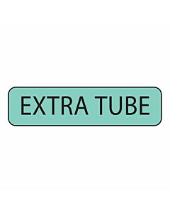 Lab Communication Label (Paper, Removable) Extra Tube 1 1/4"x5/16" Blue - 760 per Roll