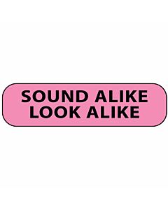 Label Paper Removable Sound Alike Look, 1" Core, 1 7/16" x 3/8", Fl. Pink, 666 per Roll