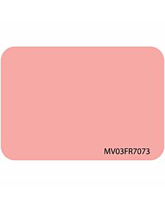 Label Paper Permanent, 1" Core, 1 7/16" x 1", Fl. Red, 666 per Roll