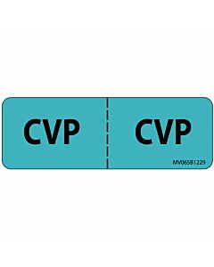 Label Paper Removable CVP: CVP, 1" Core, 2 15/16" x 1", Blue, 333 per Roll