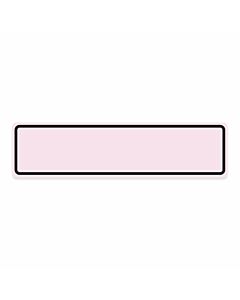 Binder/Chart Label Paper Removable 1" Core 5 3/8" x 1 3/8" Pink 200 per Roll