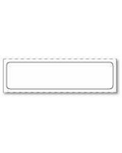 Label Paper Removable Flexo Printable, 1" Core, 2" x 1/2", White, 1000 per Roll