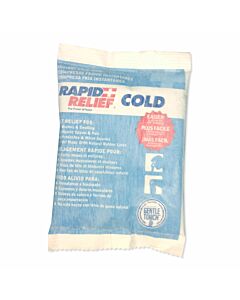 Rapid Relief® Cold Pack Disposable Instant Snap & Shake 4" x 6", 50 per Case
