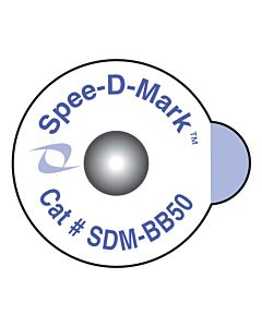 Spee-D-Mark™ Radiology Skin Marker Radiation Site Identification Radiopaque 5.0mm, 50 per Box