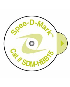 Spee-D-Mark™ Mammography Skin Marker Nipple Radiopaque Super-Sticky 1.5mm, 100 per Box