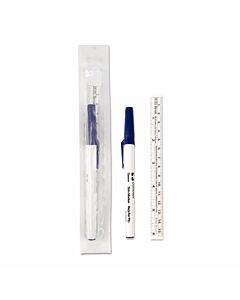 Sterile Skin Marking Pen Includes Ruler  Gentian Violet, 100 per Case