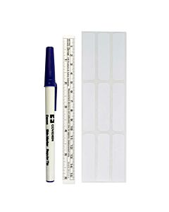 Sterile Skin Marking Pen Includes Ruler, 9 Labels Gentian Violet, 100 per Case