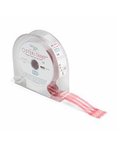 Steri-Tamp®, Tamper-Clear Syringe Seal, Single Use Tamper Evident, 4.25" x 0.4", Red, 1000 per Roll
