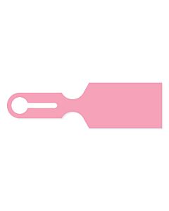 Poly Tray Tag Blank 8-1/2" X 2-1/2" Pink, 1000 per Case