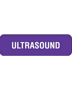 Label Paper Permanent Ultrasound 1 7/8" x 9/16", Purple, 1000 per Roll