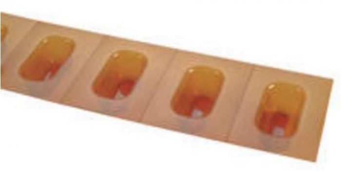 Blister Cup Extra High Barrier | 1 Year Expiration Plastic Medium Amber 1600 per Box