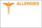 Label Paper Permanent Allergies 3" Core 4"x2 5/8" White 500 per Roll