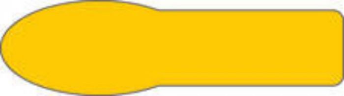 Spee-D-Flag&trade; Flags & Tags Solid Yellow Removable 5/8" x 2-1/4", 100 per Pack