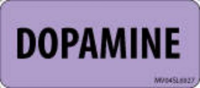 Label Paper Removable Dopamine, 1" Core, 2 1/4" x 1", Lavender, 420 per Roll
