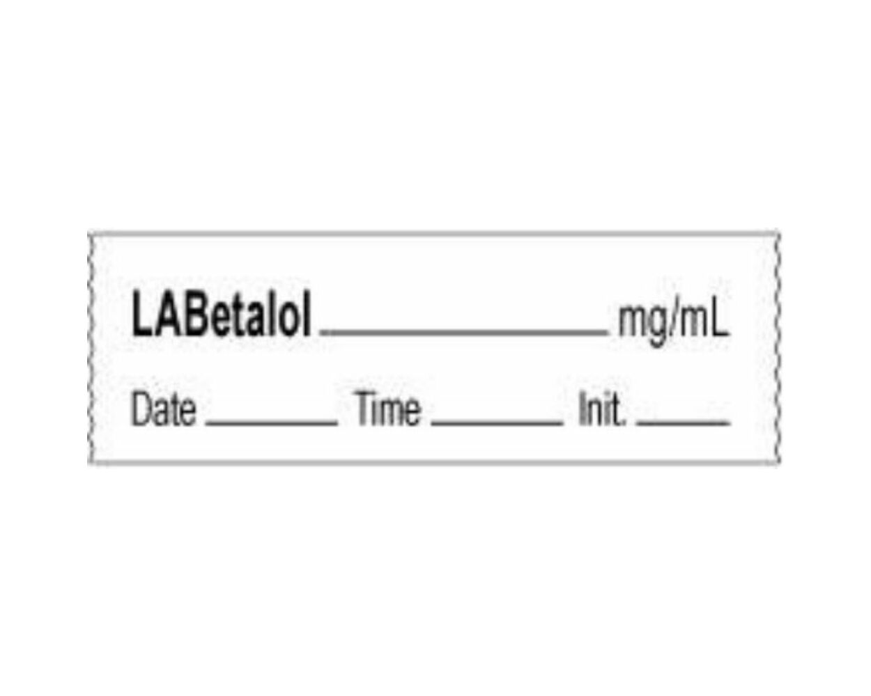 Anesthesia information - Lebetalol