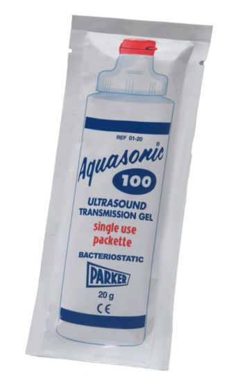 Aquasonic Ultrasound transmission gel single pouch