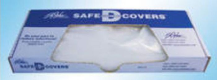 Safe-D-Covers™ Disposable Cassette Cover Zip Top Fits 14" x 17" 4 Mil Extra-Thick, 100 per Box