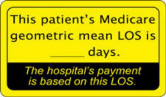 Label Paper Removable This Patients 3" x 1", 3/4", Fl. Yellow, 500 per Roll