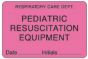Label Paper Permanent Respiratory Care 3" x 2", Fl. Pink, 500 per Roll