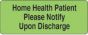 Label Paper Permanent Home Health Patient, 2 1/4" x 7/8", Fl. Green, 1000 per Roll