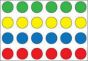 Conf-ID-ent™ Alert Bands® Colored Dots Paper Labels Multi Color - 50 per Package