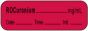 Anesthesia Label with Date, Time & Initial | Tall-Man Lettering (Paper, Permanent) Rocuronium mg/ml 1 1/2" x 1/2" Fluorescent Red - 1000 per Roll
