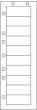 Chart Labels Laser Portrait 2 1/2x1 3-3/4" Sheet White - 10 Labels per Sheet, 4 Pks of 250 Sheets per Case