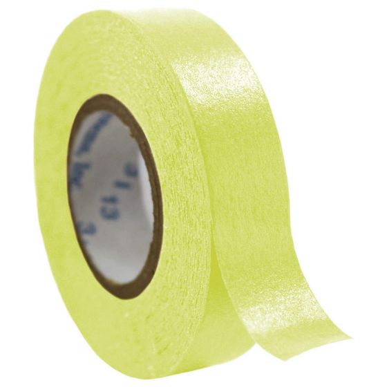 Time Tape® Color Code Removable Tape 1/2" x 500" per Roll - Chartreuse