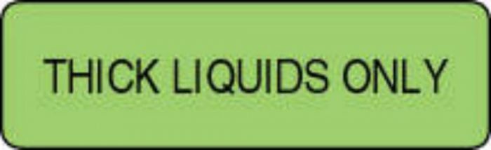 Label Paper Permanent Thick Liquids Only 1 1/4" x 3/8", Fl. Green, 1000 per Roll