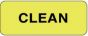 Label Paper Removable Clean, 2 1/4" x 7/8", Fl. Yellow, 1000 per Roll