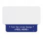 TEMPbadge® One-Step® 1-Day Large Adhesive Visitor Badge, Thermal Printable, Box of 1000