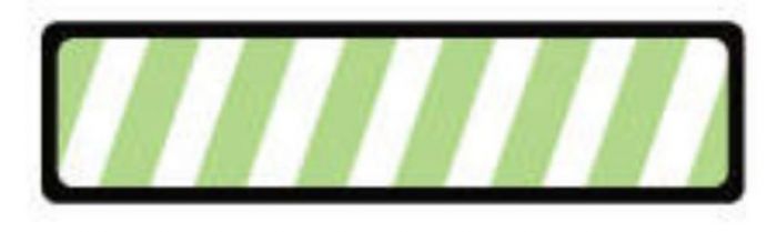 Binder/Chart Label Paper Removable 5 3/8" x 1 3/8" White with Green 500 per Roll