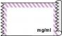 Anesthesia Tape (Removable) mg/ml 1/2" x 500" - 333 Imprints - White with Violet - 500 Inches per Roll